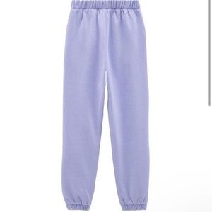 Zara purple sweatpants